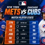 Mets vs. Chicago Cubs Match Player Stats