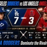 Dodgers vs Los Angeles Angels Match Player Stats